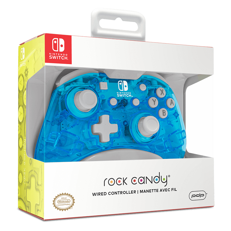 PDP Rock Candy Wired Controller for Nintendo Switch - Blu-Merang