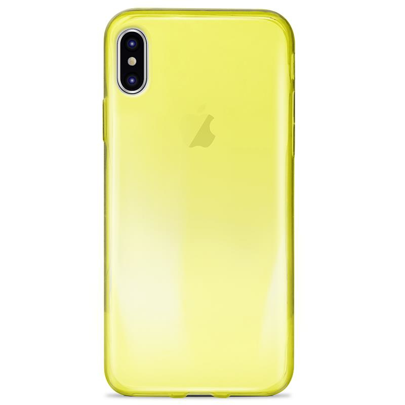 Puro 0.3 Nude Tpu Ultra-Slim Case Yellow for iPhone X