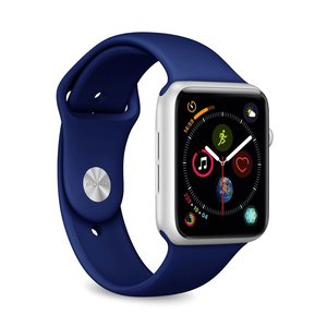 Puro Silicone Band 42-44mm Dark Blue for Apple Watch (Compatible with Apple Watch 42/44/45mm)