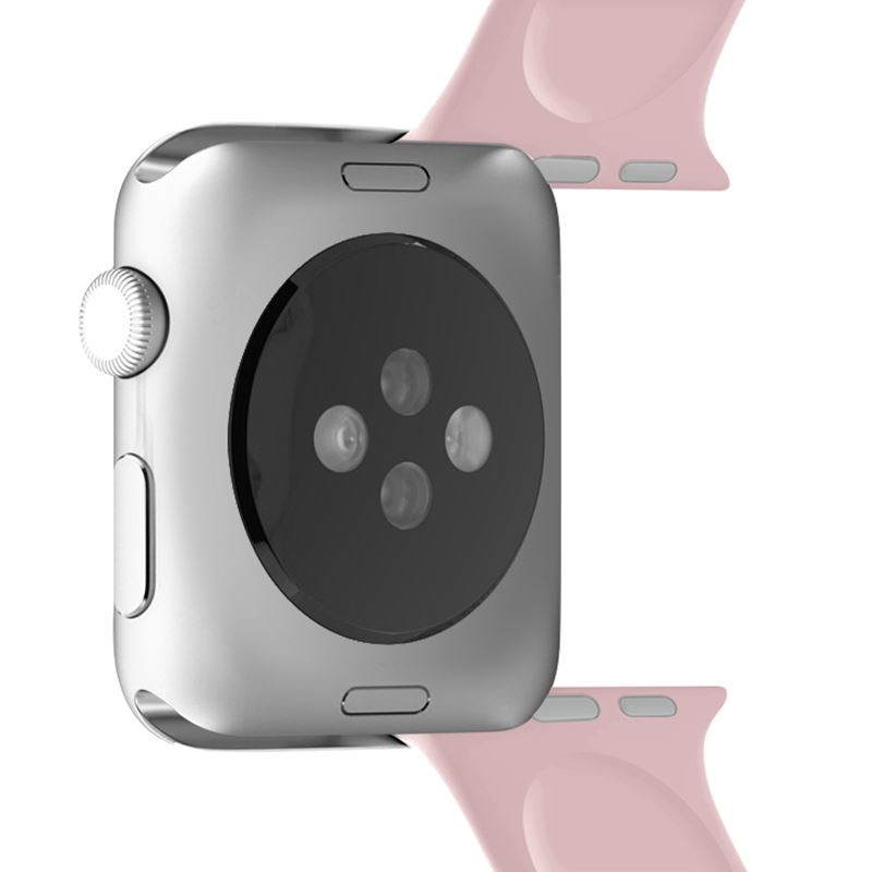 Puro Silicone Band 42-44mm Rose for Apple Watch (Compatible with Apple Watch 42/44/45mm)