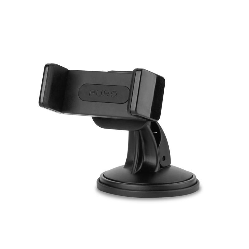 Puro Spring Black Universal Car Holder for Smartphones up to 6-Inch