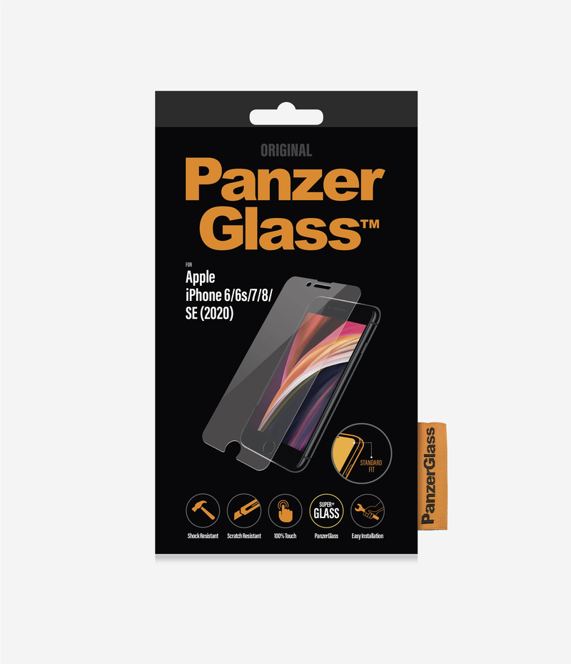 PanzerGlass Standard Fit Screen Protector for iPhone SE (2nd Gen)
