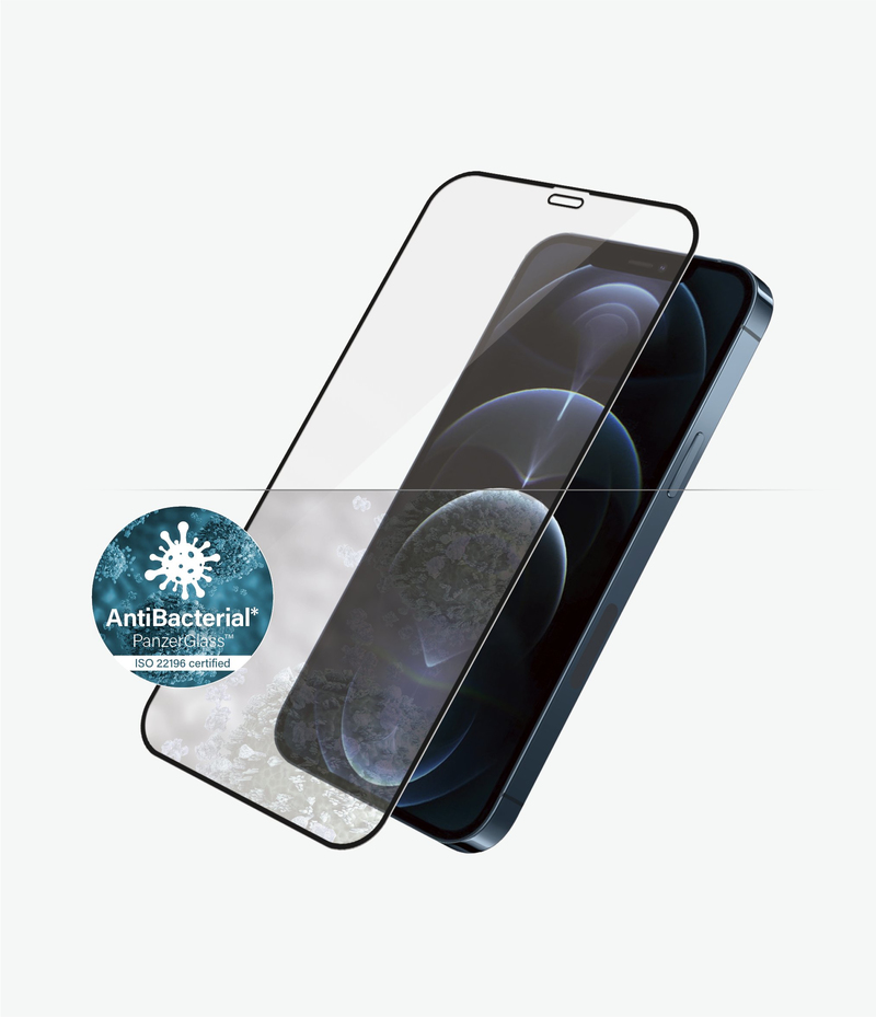 Panzer Glass CF Edge to Edge Black Frame Clear for iPhone 12 Pro Max