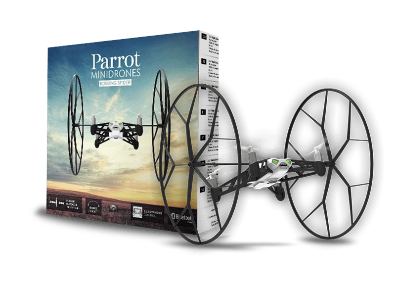 Parrot Mini Drone Rolling Spider White
