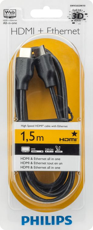 Philips 100 Series Nickle Plated HDMI 1.5M