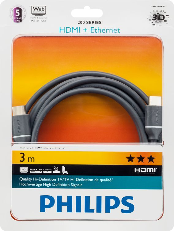 Philips 200 Series Gold Plated HDMI 3M