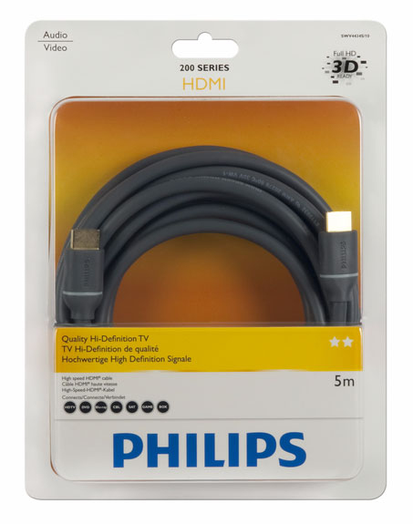 Philips 200 Series Gold Plated HDMI 5M