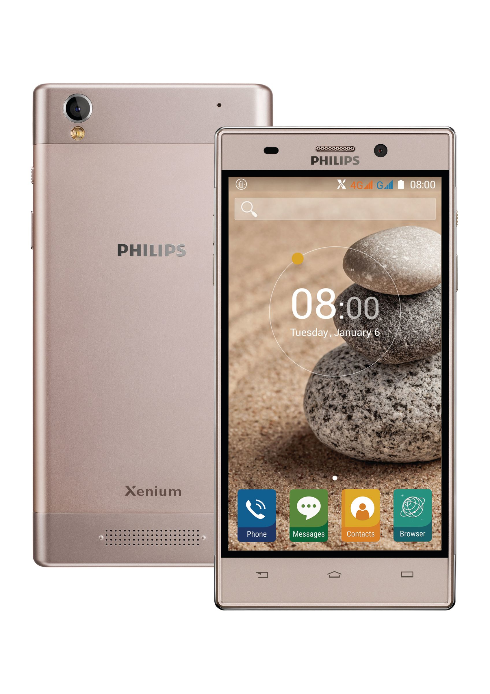 Philips V787 16GB Gold Smartphone