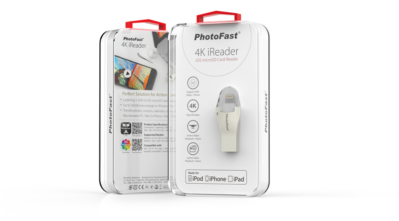 Photofast 4K iReader iOS Micro-SD Card Reader