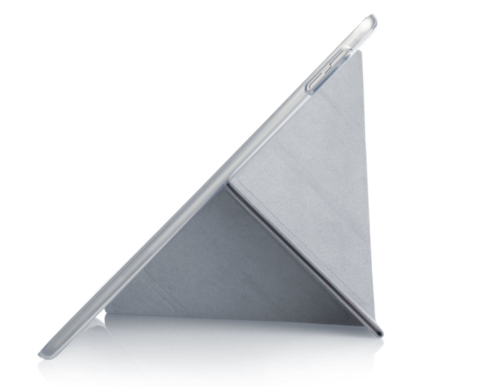 Pipetto Origami Case Silver & Clear for iPad 10.5 Inch