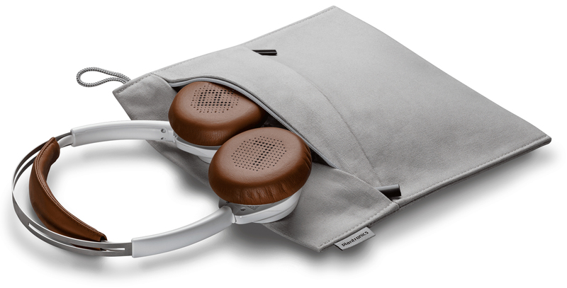 Plantronics Backbeat Sense White/Brown With MIc Wireless Headphones
