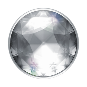 Popsockets Disco Crystal Silver Popgrip