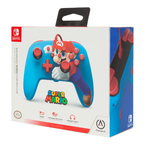 Powera Mario Punch Wired Controller Nintendo Switch