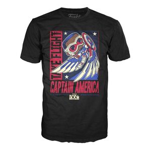 Funko Pop Tee Marvel Captain America Falcon Propoganda Poster Unisex T-Shirt