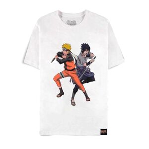 Difuzed Naruto Shippuden Ninja Duo Men's Short Sleeved T-Shirt - White