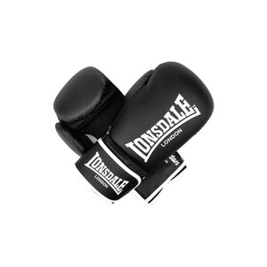 Lonsdale Ashdon Artificial Leather Boxing Gloves - Black/White