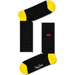 Happy Socks Beatles Unisex Adult Crew Socks - Black