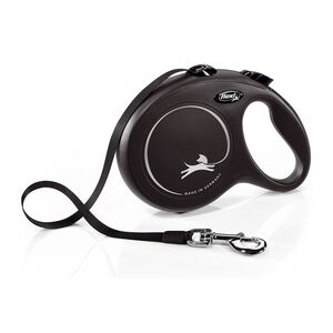 Flexi New Classic L Tape Cat/Dog Leash 8M - Black
