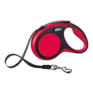 Flexi New Comfort L Tape Cat/Dog Leash 8M - Red/Black