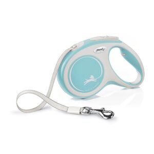 Flexi New Comfort M Tape Cat/Dog Leash 5M - Light Blue