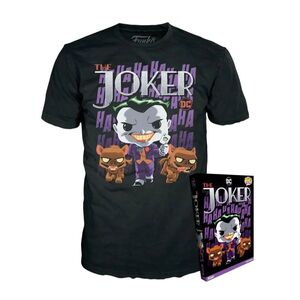 Funko Boxed Tee DC Comics Joker Unisex Boxed T-Shirt Black