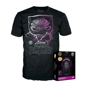 Funko Boxed Tee Marvel Black Panther Boxed T-Shirt Black