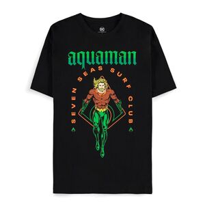 Difuzed DC Comics Aquaman Retro Classics Men's Short Sleeved T-shirt - Black