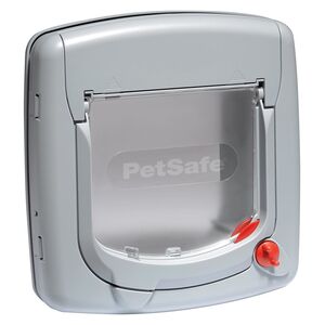 Petsafe 4 Way Locking Deluxe Cat Flap - Grey