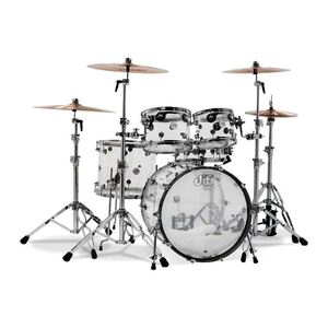 DW Drum Set Design Series 5-piece Shell Pack - Clear Acrylic (Cymbals & Harwdare Not Included)