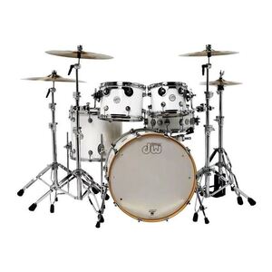 DW Drum Set Design Series 5-piece Shell Pack - Gloss White (Cymbals & Hardware Not Included)