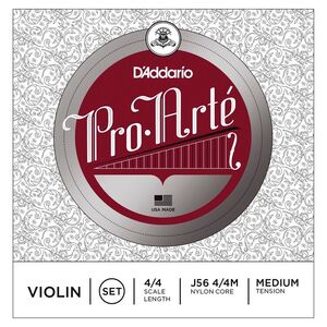 D'Addario Pro-Arte Violin String Set 4/4 Scale - Medium Tension