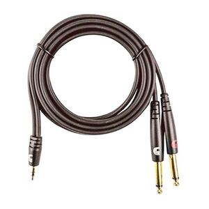 D'Addario 1/8 Inch to Dual 1/4 Inch Audio Cables - 3 Meter