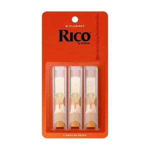 Rico by D'Addario Bb Clarinet Reeds - Strength 2.5 - Box Of 3 Pieces
