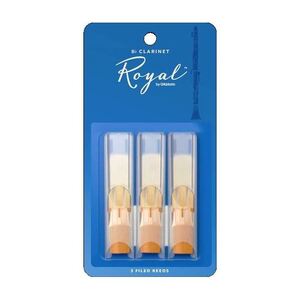 Rico by D'Addario Royal Bb Clarinet Reeds - Strength 2.5 - Box Of 3 Pieces