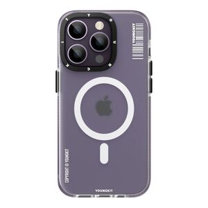 Youngkit Jane Sand Frosted MagSafe Case for iPhone 14 Pro - Purple