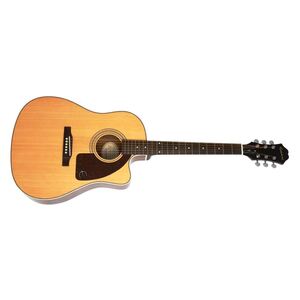 Epiphone Guitar J-15ce Deluxe - Cutaway Acoustic Electric Outfit - Natural - Include Hard Case