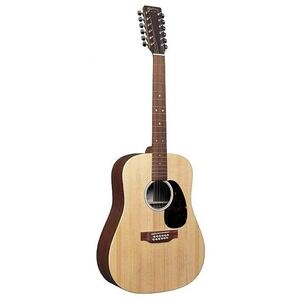 Martin 12 String Guitar D-X2E12 Dreadnought Acoustic-Electric Guitar - Natural (Martin Gig Bag Included)