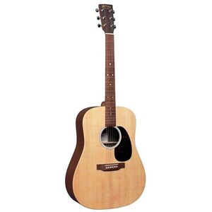 Martin D-X2E Dreadnought Acoustic-Electric Guitar - Natural with Sapele (Martin Gig Bag Included)