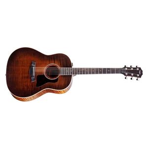 Taylor American Dream AD27E Flametop Acoustic-Electric Guitar - Woodsmoke (Includes Taylor Aerocase)