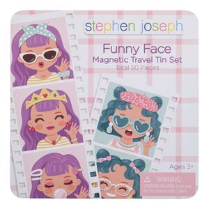 Stephen Joseph Funny Faces Girl Magnetic Toy Set