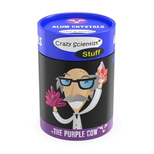 The Purple Cow Crazy Scientist Stuff Alum Crystals Card Game