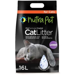NutraPet Cat Litter Silica Gel 16L Lavender scent