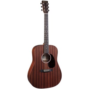 Martin D-10E Road Series Acoustic-Electric Guitar - Natural Sapele (Includes Softshell Case)