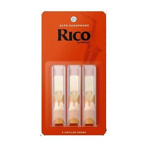 Rico by D'Addario Alto Saxophone Reeds - Strength 2 - Box Of 3 Pieces