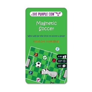 The Purple Cow To Go Magnetic To Go Soccer Travel Game