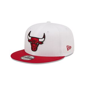 New Era NBA WHT Crown Team Chicago Bulls 9Fifty Men's Snapback Cap - White