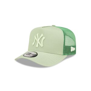 New Era MLB Tonal Mesh New York Yankees Men's Trucker Cap - Green (One Size)