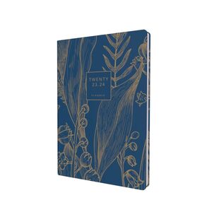 Collins Debden Tara Mid-Year 2023-2024 A5 Day-To-Page Diary - Navy