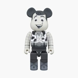 Bearbrick 1000&#37; Toy Story Woody Black And White Figure (72cm)