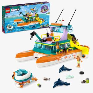 LEGO Friends Sea Rescue Boat Building Set 41734 (717 Pieces)